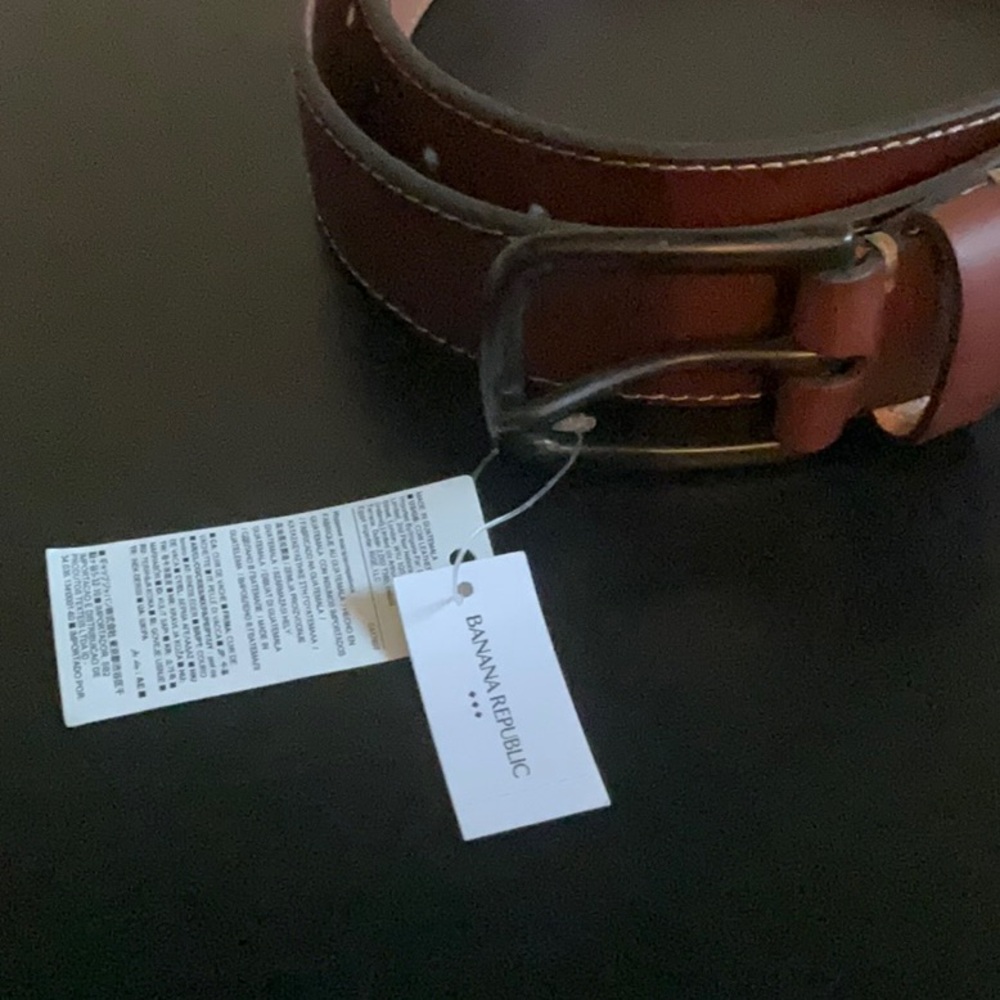 NWT Banana Republic Men's Brown Leather Belt